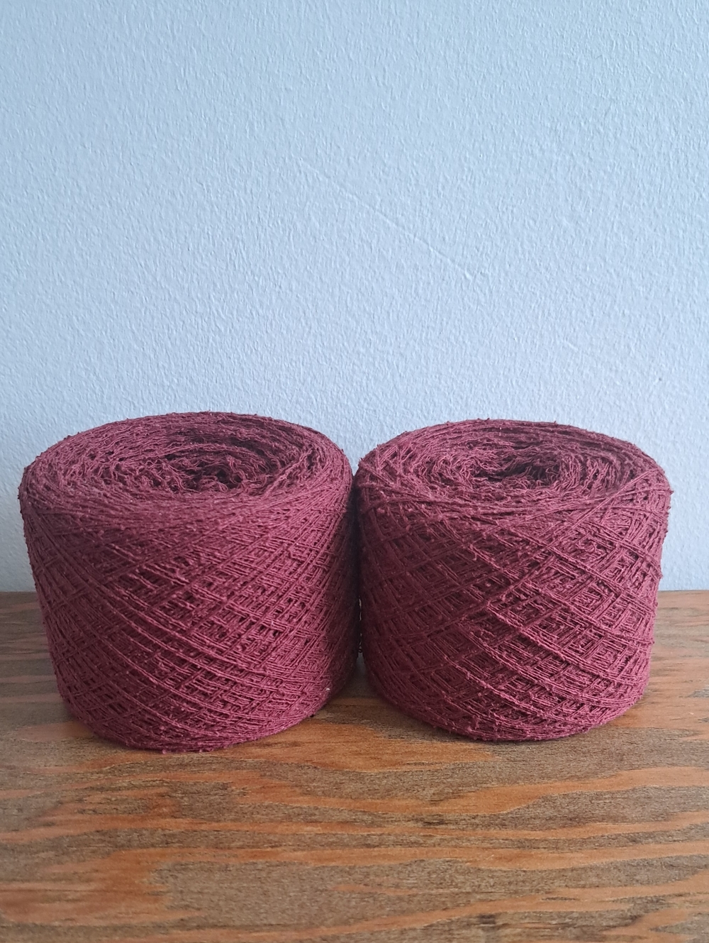 100% Silk Plum Lace Reclaimed Yarn, 280g